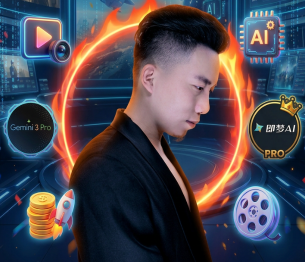 中年男性AI算法专家头像,穿深色西装,专业背景,正式场合拍摄,高质量照片